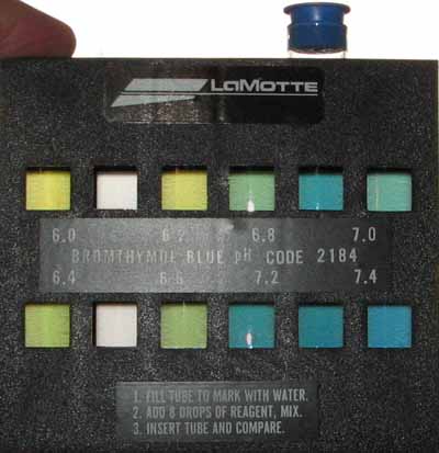 Reading pH with a LaMotte pH Test Kit